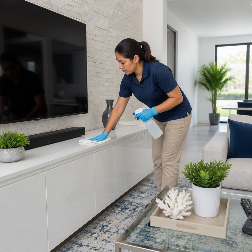 Dusting and Surface Cleaning service by A&Y Servicios de Limpieza Generales LLC in Miami-Dade County
