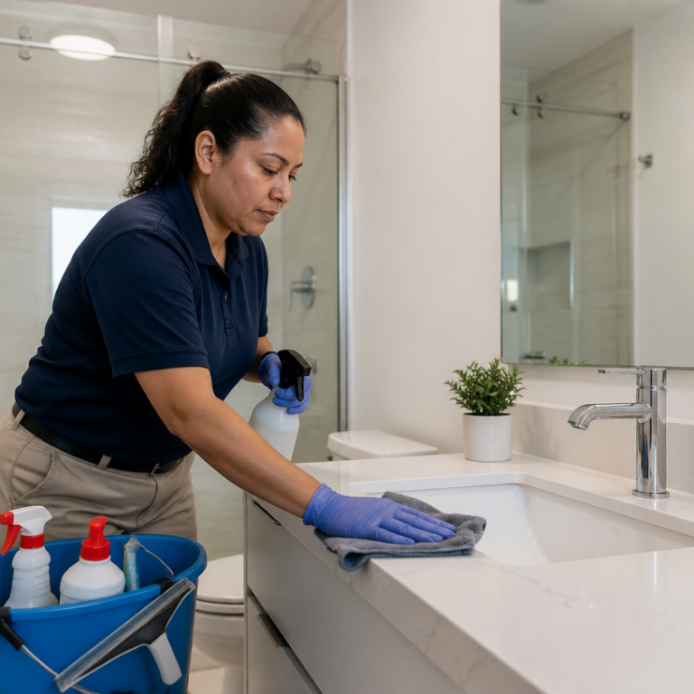 Professional Bathroom Cleaning service by A&Y Servicios de Limpieza Generales LLC in Miami-Dade County
