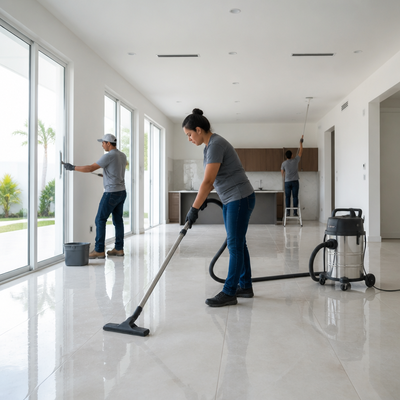 Post-Construction Cleaning service in Miami-Dade County
